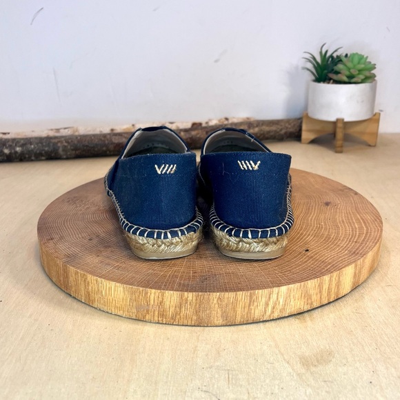 Viscata | Barceloneta Canvas Espadrille Flats in Navy Size 38/7 - Picture 7 of 13